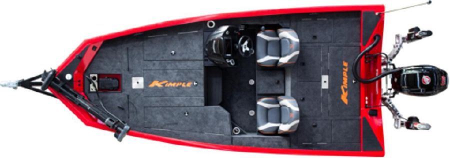 17 foot Aluminum Side Console Bass Boat Layout