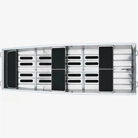 Thuyền đáy phẳng bằng nhôm rộng 12 ft