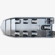 Thuyền đáy phẳng 17 feet